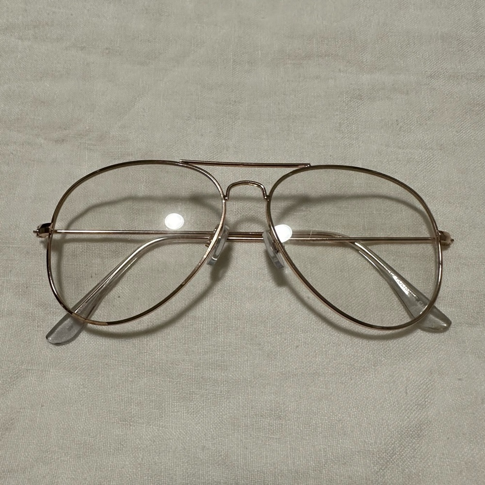 Gold Aviator Glasses